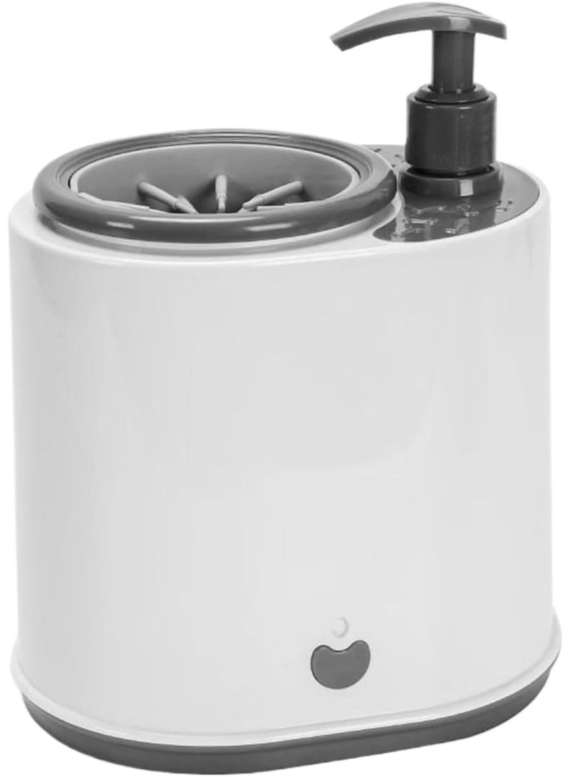 general Paw Cleaner, Automatic Cup, Dog Foot Cleaner with Soft Bristles, Pet Cleanerr with Soap Reservoir, Pet Supplies, Grooming Tool for Puppy Cats Kitten Feet Hiking Walking Outdoor Home - Image 1